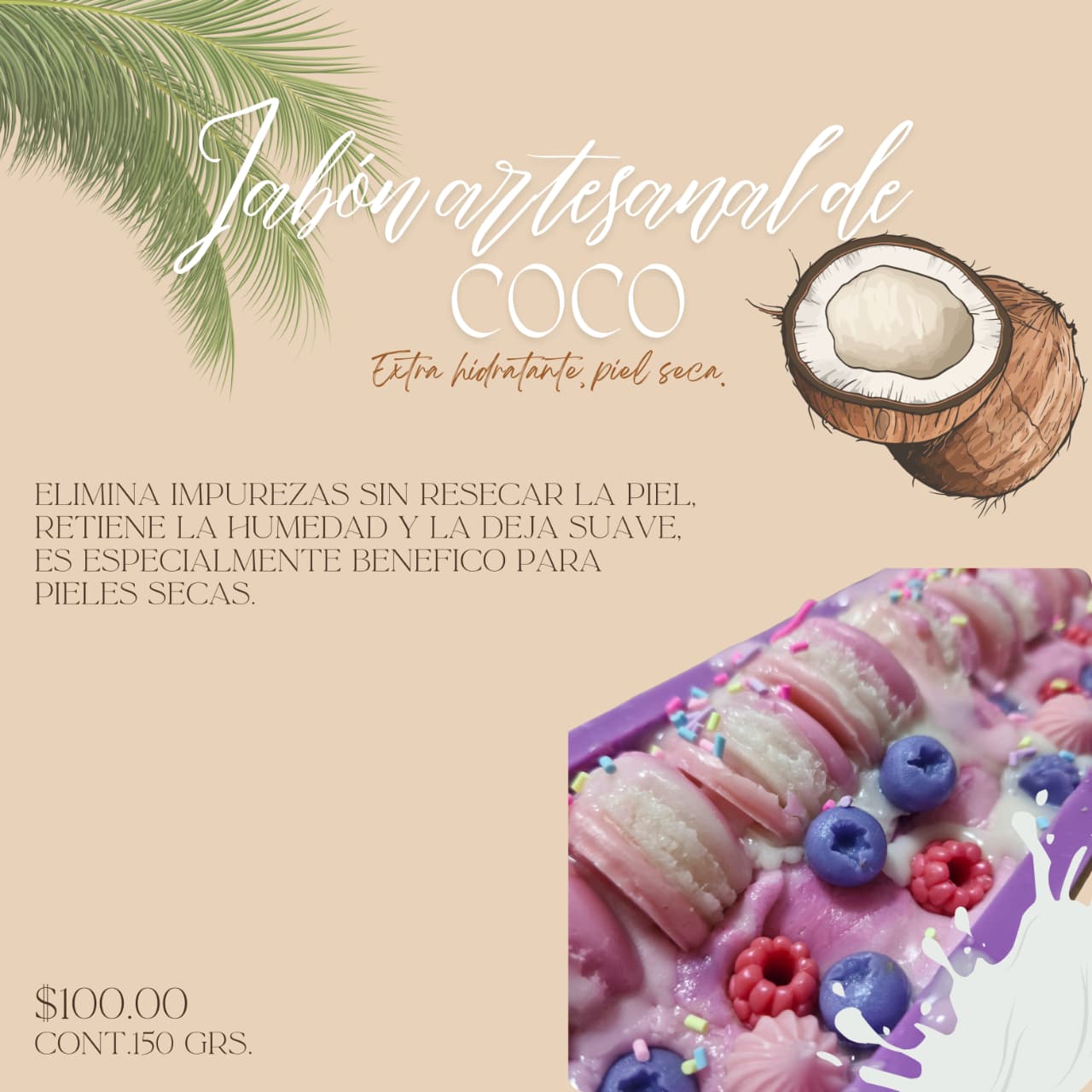 Jabón de Coco